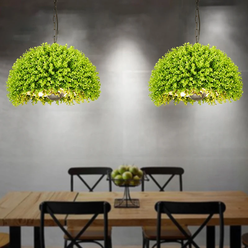 Simulated green plant Pendant Lights lamp Kitchen Restaurants Bar Decorative Home Lighting Fixture Creative Dining Room Lamp E27
Simulated green plant Pendant Lights lamp Kitchen Restaurants Bar Decorative Home Lighting Fixture Creative Dining Room Lamp E27