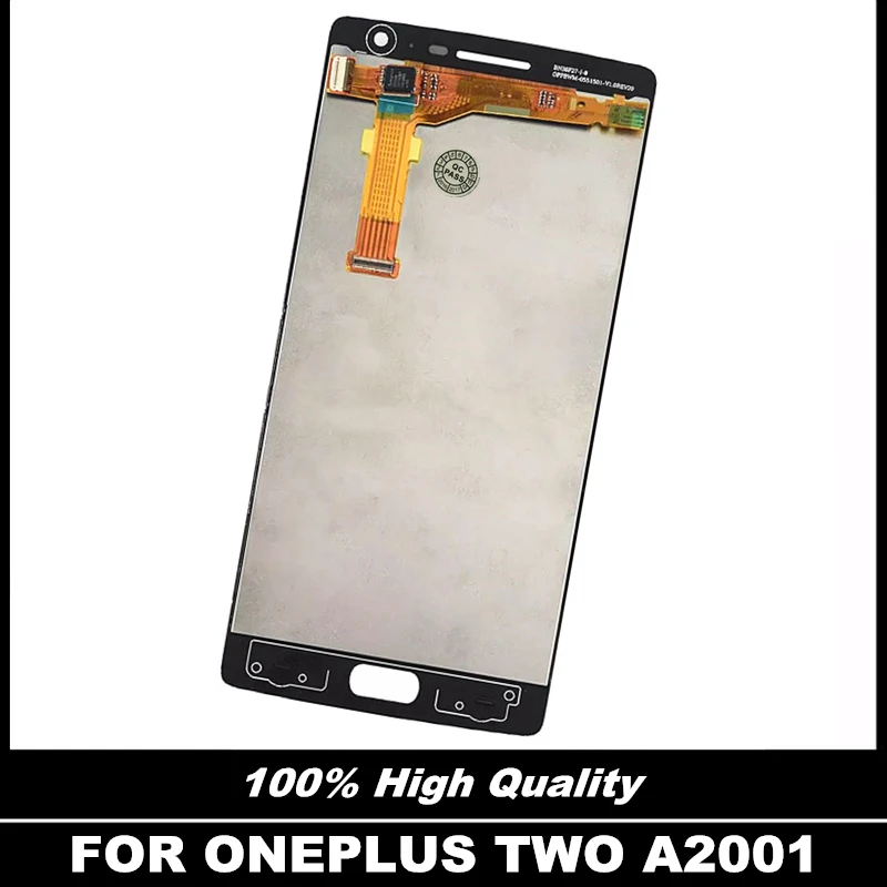 100% тестирование ЖК дисплей S Дисплей для OnePlus Two A2001 телефон с сенсорным планшета