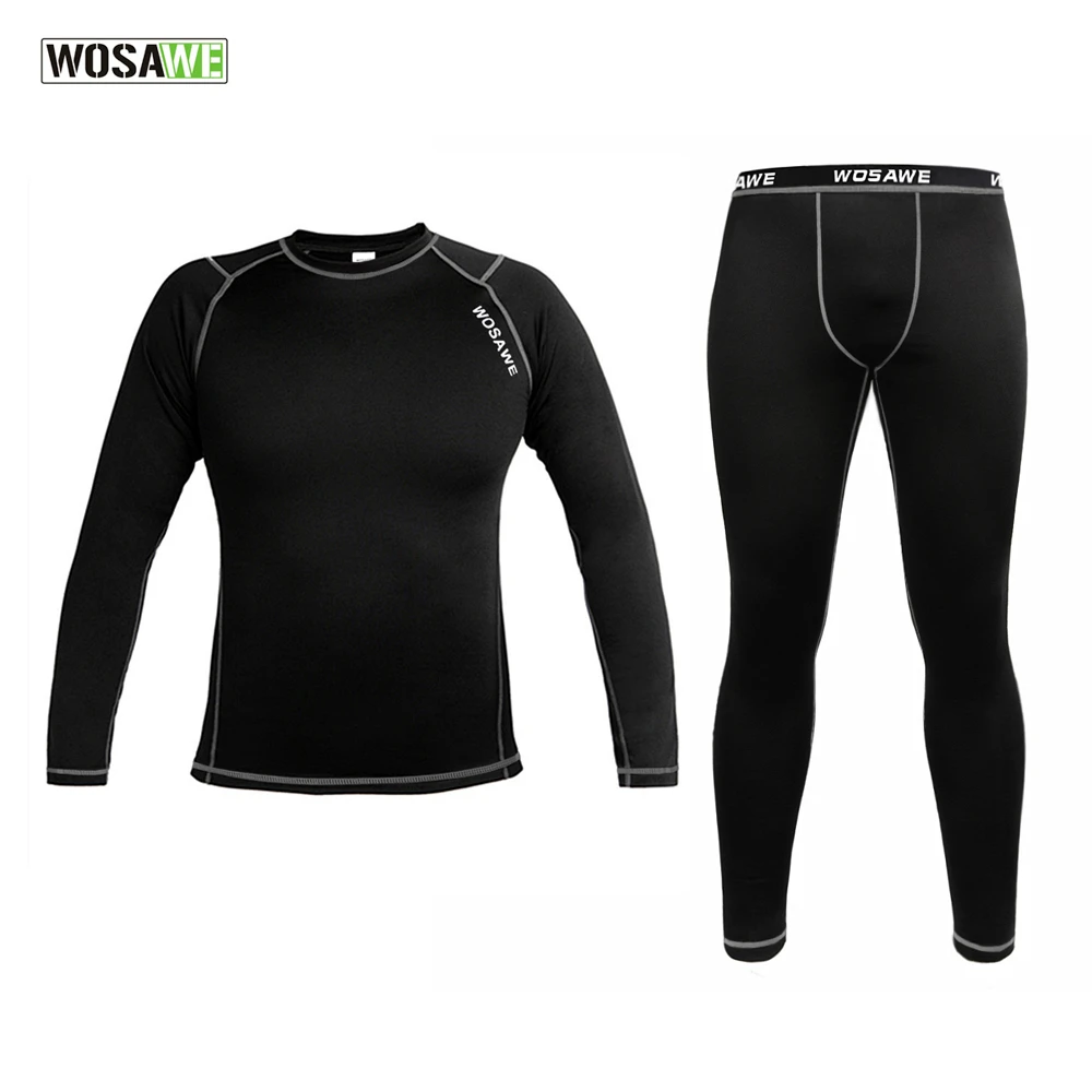 WOSAWE New High Quality Men Thermal Long Johns Sports Winter Warm Underwears Outdoor Cycling Clothings
WOSAWE New High Quality Men Thermal Long Johns Sports Winter Warm Underwears Outdoor Cycling Clothings