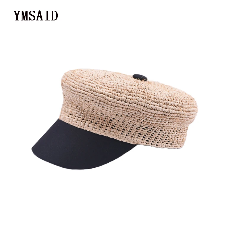 2019 New Fashion Berets Adjustable Raffia Beret women visor hat Ladies Flat Cap French Style Hand Hook Raffia Splice Beret Hat
2019 New Fashion Berets Adjustable Raffia Beret women visor hat Ladies Flat Cap French Style Hand Hook Raffia Splice Beret Hat