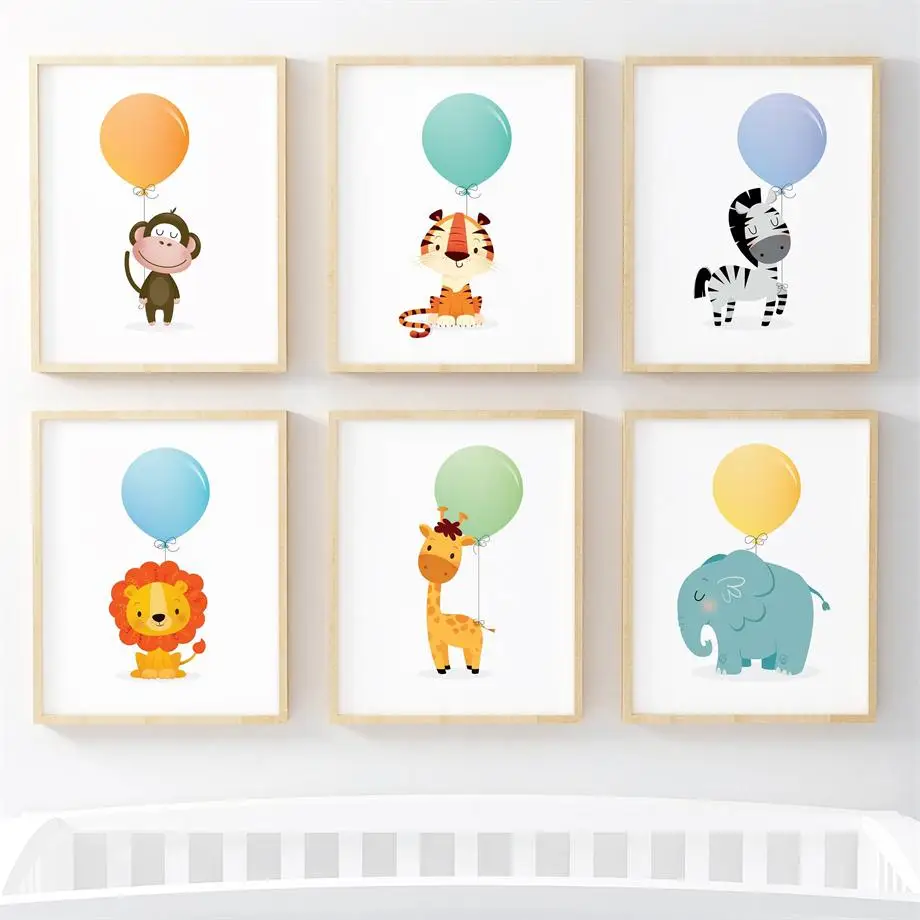Lion Zebra Elephant Giraffe monkey Nursery Wall Art Canvas Painting Nordic Posters And Prints Wall Pictures Baby Kids Room Decor
Lion Zebra Elephant Giraffe monkey Nursery Wall Art Canvas Painting Nordic Posters And Prints Wall Pictures Baby Kids Room Decor