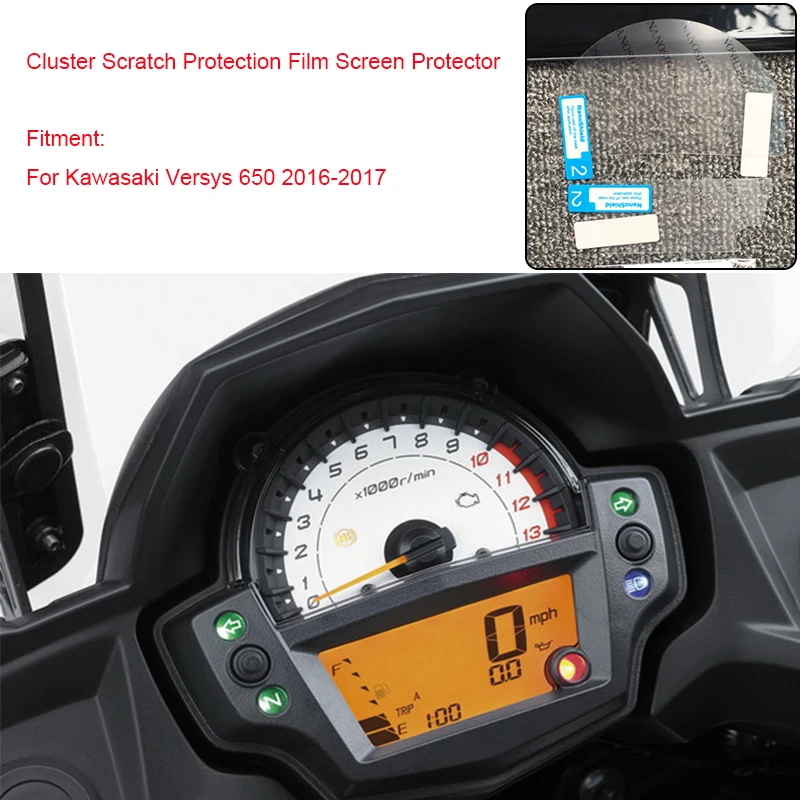 Пленка для защиты экрана от царапин MTCLUB Kawasaki Versys 650 2016 2017|protector kawasaki|kawasaki 65kawasaki