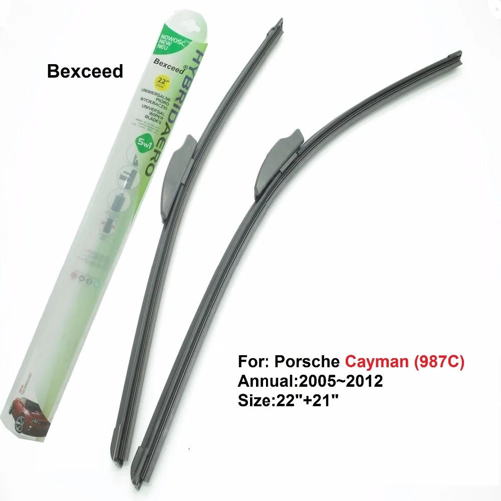 Flat Wiper Blade For Porsche Cayman(987C) 22"+21" Bexceed of Car Windshield 2005~2012
Flat Wiper Blade For Porsche Cayman(987C) 22"+21" Bexceed of Car Windshield 2005~2012