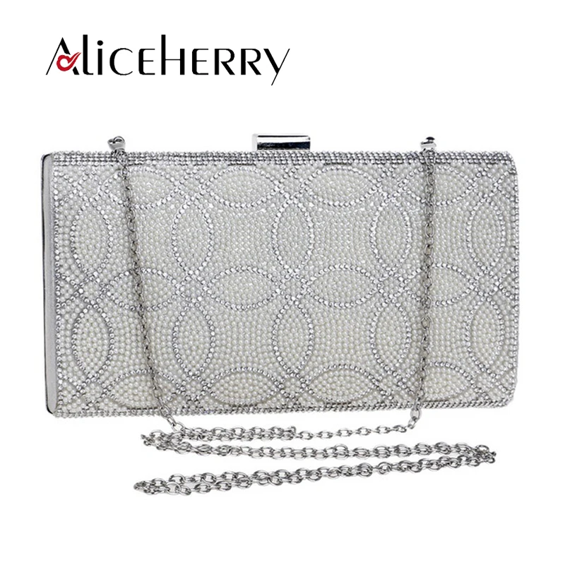 Female Clutch Box Crossbody Bag Luxury Handbags Diamond Evening Pearl Banquet Party Wedding Purses Gold Silver
Female Clutch Box Crossbody Bag Luxury Handbags Diamond Evening Pearl Banquet Party Wedding Purses Gold Silver
