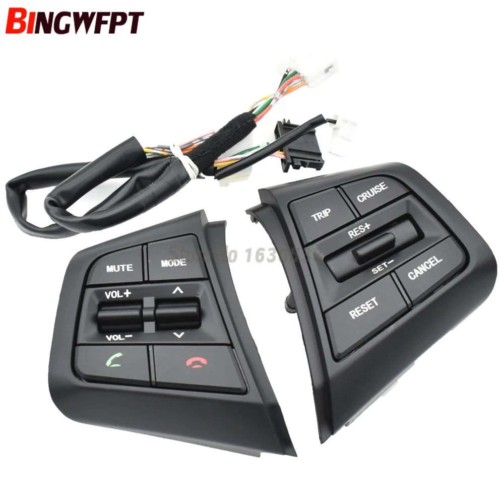 Steering Wheel Control Buttons Remote Cruise Control Bluetooth Button with Wire For Hyundai ix25 (creta) 1.6L 2015-2019
Steering Wheel Control Buttons Remote Cruise Control Bluetooth Button with Wire For Hyundai ix25 (creta) 1.6L 2015-2019