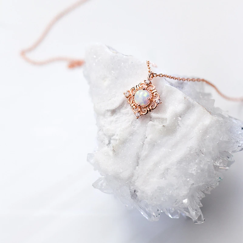 Opal Pendants Necklace 100% 925 Silver Kolye Charm Minimalism Vintage Boho Bijoux Femme Collier Necklace Women Joyas Jewelry
Opal Pendants Necklace 100% 925 Silver Kolye Charm Minimalism Vintage Boho Bijoux Femme Collier Necklace Women Joyas Jewelry