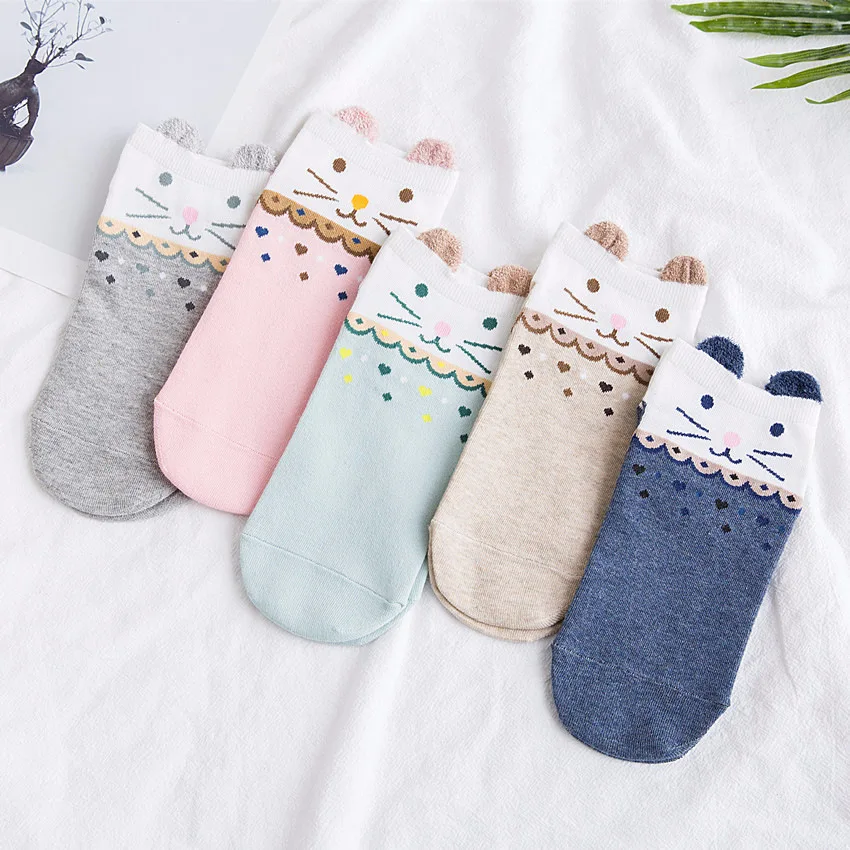 5 Pairs Cotton funny Socks Girl Straight Cartoon Pattern Spring Autumn Series Variety Optional Deodorant Sweat women Sock
5 Pairs Cotton funny Socks Girl Straight Cartoon Pattern Spring Autumn Series Variety Optional Deodorant Sweat women Sock