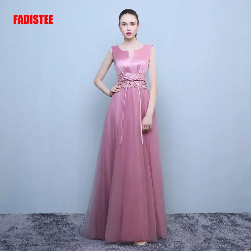 

Женское вечернее платье FADISTEE, элегантное атласное платье с бисером и кристаллами, для выпускного вечера