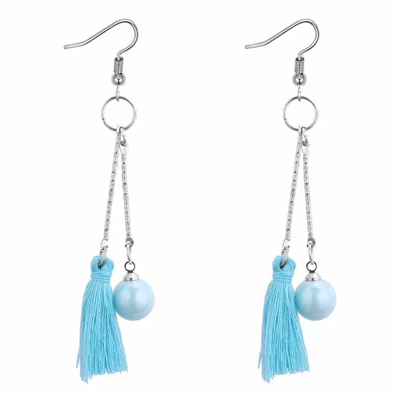 Korean Version Of The Simple Temperament Long Tassel Earrings Ladies Simple Handmade Ear Wire Women'S Jewelry Accessories
Korean Version Of The Simple Temperament Long Tassel Earrings Ladies Simple Handmade Ear Wire Women'S Jewelry Accessories
