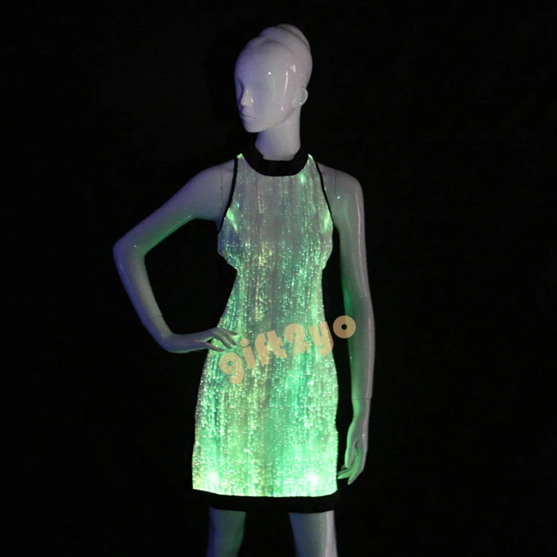 App control Light up Fiber Optic Glow in The Dark Birthday Prom Party Dress Elegant Evening Dance Wear Music Festival Clothing
App control Light up Fiber Optic Glow in The Dark Birthday Prom Party Dress Elegant Evening Dance Wear Music Festival Clothing
