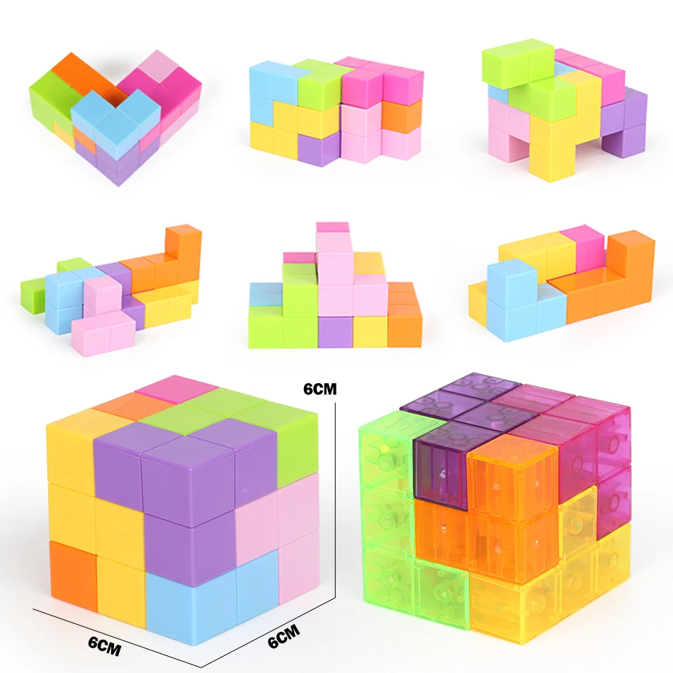 Magnetic Magic Cube Creative DIY Blocks City Plastic Building Blocks Strong Magnetic Puzzle Designer Interactive Toy For Kids
Magnetic Magic Cube Creative DIY Blocks City Plastic Building Blocks Strong Magnetic Puzzle Designer Interactive Toy For Kids