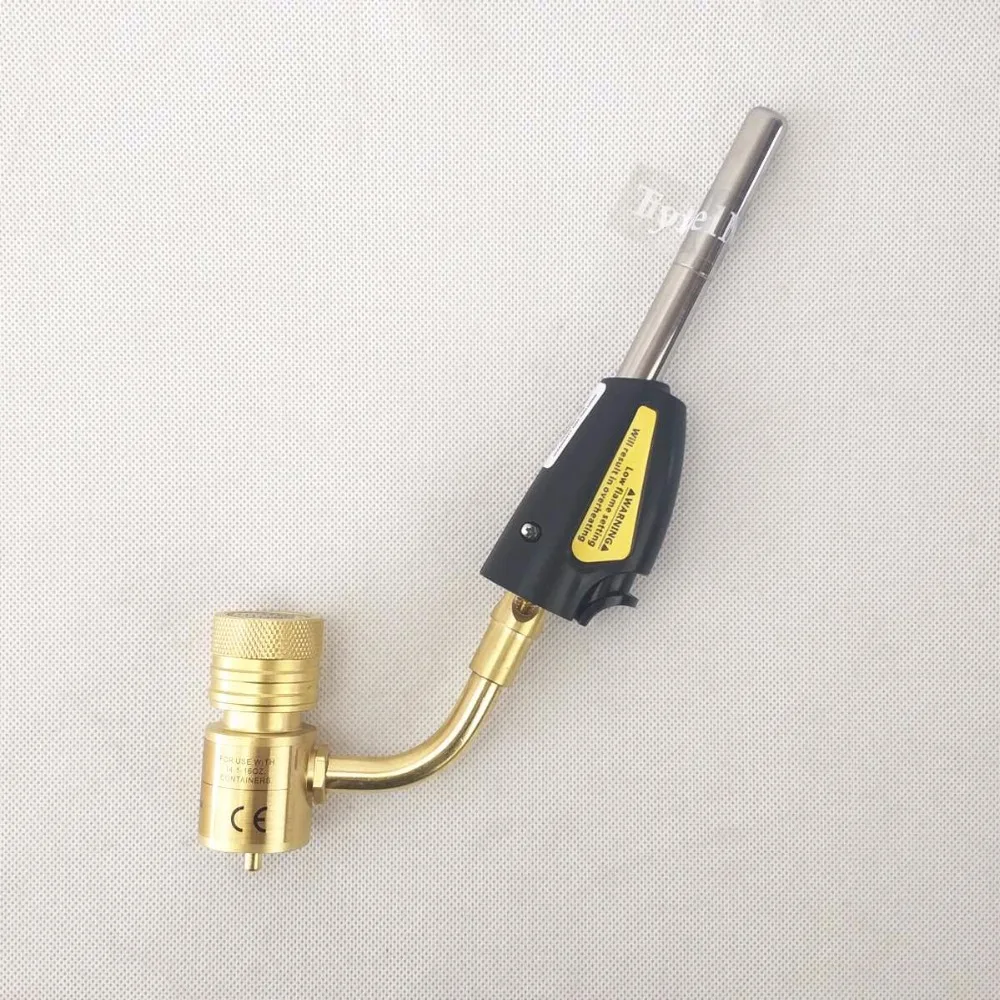 MAPP Torch Gas Welding Torch Self Ignition Gas Brazing Burner Soldering Quenching BBQ Burner CE Approved HVAC/R Hand Torch
MAPP Torch Gas Welding Torch Self Ignition Gas Brazing Burner Soldering Quenching BBQ Burner CE Approved HVAC/R Hand Torch