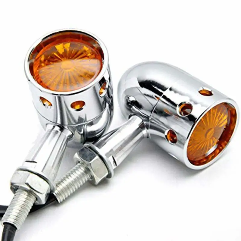 For Choppers 10mm Hole Motorcycle Black Chrome Cast Aluminum Drilled Indicators Turn Signals Cafe Racer Retro For Motorcycle
For Choppers 10mm Hole Motorcycle Black Chrome Cast Aluminum Drilled Indicators Turn Signals Cafe Racer Retro For Motorcycle
