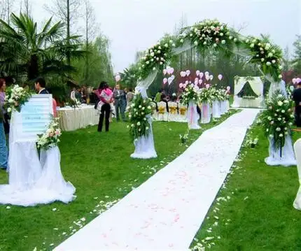Wedding white carpet or T-stage aisle 1.5M width 0.2mm thickness 1.5*20 Meter white Romantic wedding decoration Fast express
Wedding white carpet or T-stage aisle 1.5M width 0.2mm thickness 1.5*20 Meter white Romantic wedding decoration Fast express
