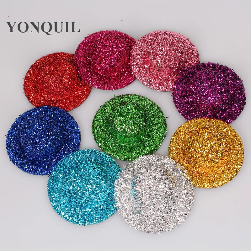 2.75"(7CM) 9 Colors Children Party Hats Blingbling Mini Top Hats Fascinator Base Women DIY Hair Accessories 24 Pieces/Lot SYB13
2.75"(7CM) 9 Colors Children Party Hats Blingbling Mini Top Hats Fascinator Base Women DIY Hair Accessories 24 Pieces/Lot SYB13
