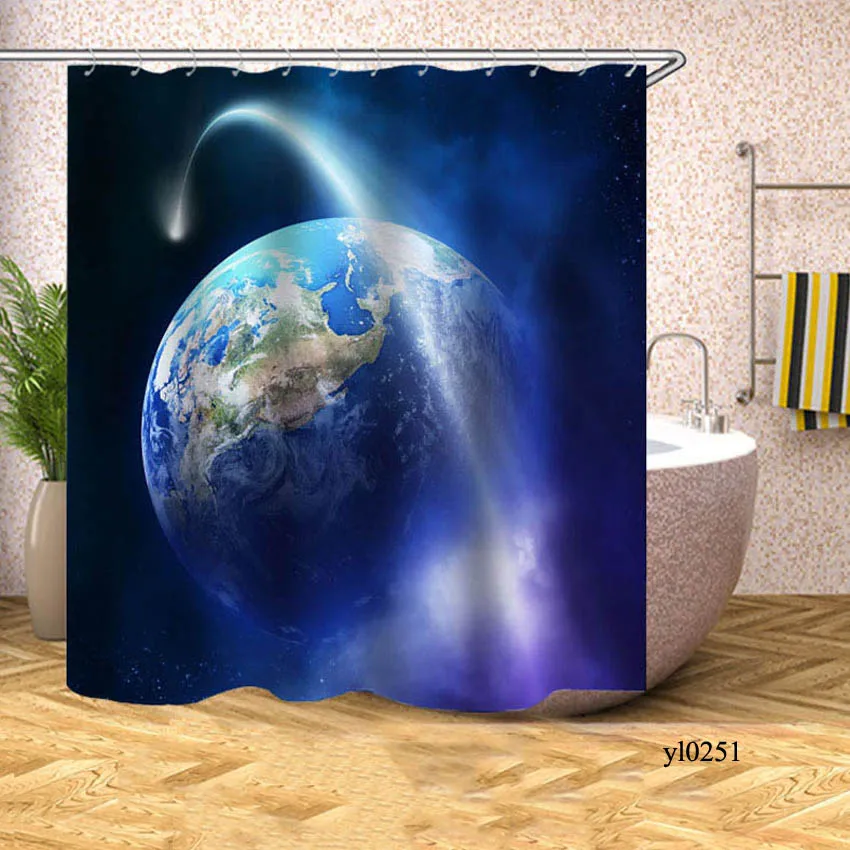 Fantasy Starry Sky Shower Curtains Earth Waterproof Bath Curtains for Bathroom Bathtub Large Wide Bathing Cover Rideau De Bain
Fantasy Starry Sky Shower Curtains Earth Waterproof Bath Curtains for Bathroom Bathtub Large Wide Bathing Cover Rideau De Bain