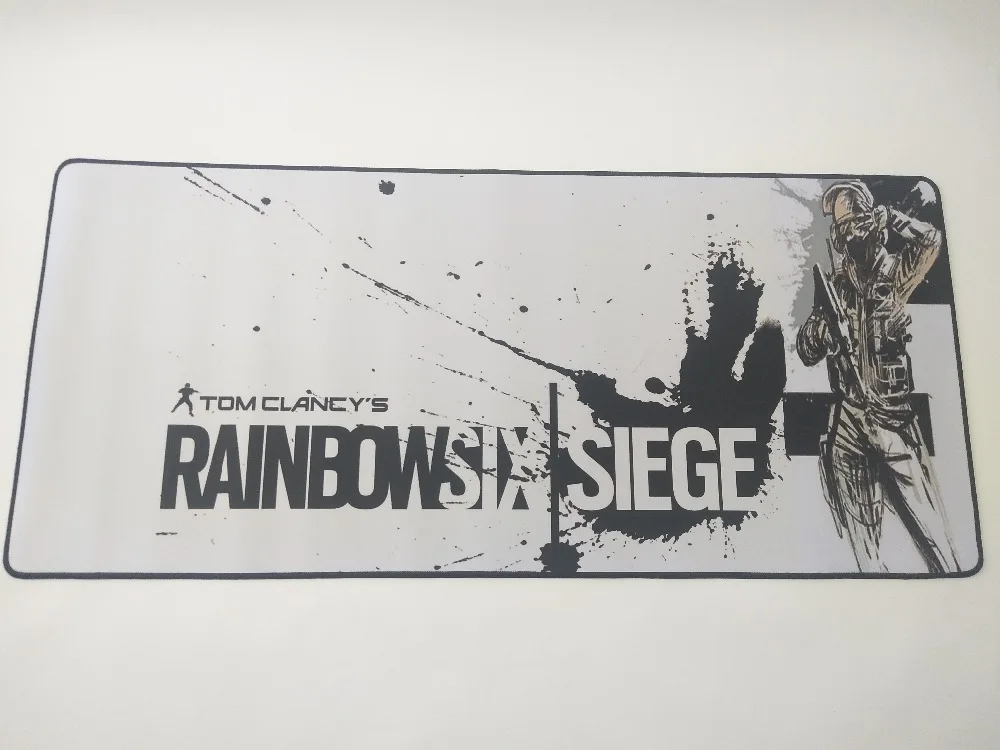 Yuzuoan Rainbow Six Siege 90x40 см Коврик для мыши notbook компьютерная padmouse большой игровой