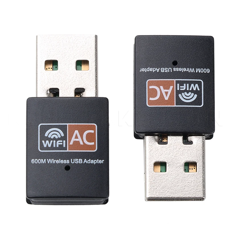 Kebidu USB Wi-Fi адаптер 600 Мбит/с 2 4 ГГц + 5 Двухдиапазонная антенна сетевая карта для Windows