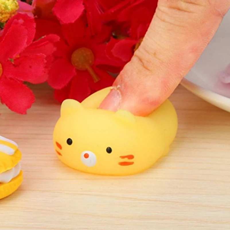 3PCS Mini Cute AntiStress Fidget Toys Soft Animal Slow Rising Squeeze Toy Sticky Squishy Relief For Children Adult Gift | Игрушки и