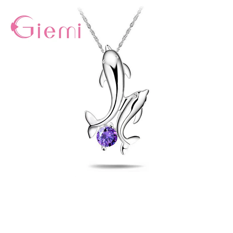 Lovely Dolphin Shape 925 Sterling Silver Women Pendant for Wedding Party Girls Cute Necklaces Collar Jewelry Accessories
Lovely Dolphin Shape 925 Sterling Silver Women Pendant for Wedding Party Girls Cute Necklaces Collar Jewelry Accessories