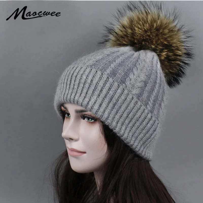 Women Real Fur Pom Pom Hat Female Autumn Winter Rabbit Knitted Beanies Fur Cap Girls Cashmere Natural Raccoon Fur Pompom Hat new
Women Real Fur Pom Pom Hat Female Autumn Winter Rabbit Knitted Beanies Fur Cap Girls Cashmere Natural Raccoon Fur Pompom Hat new