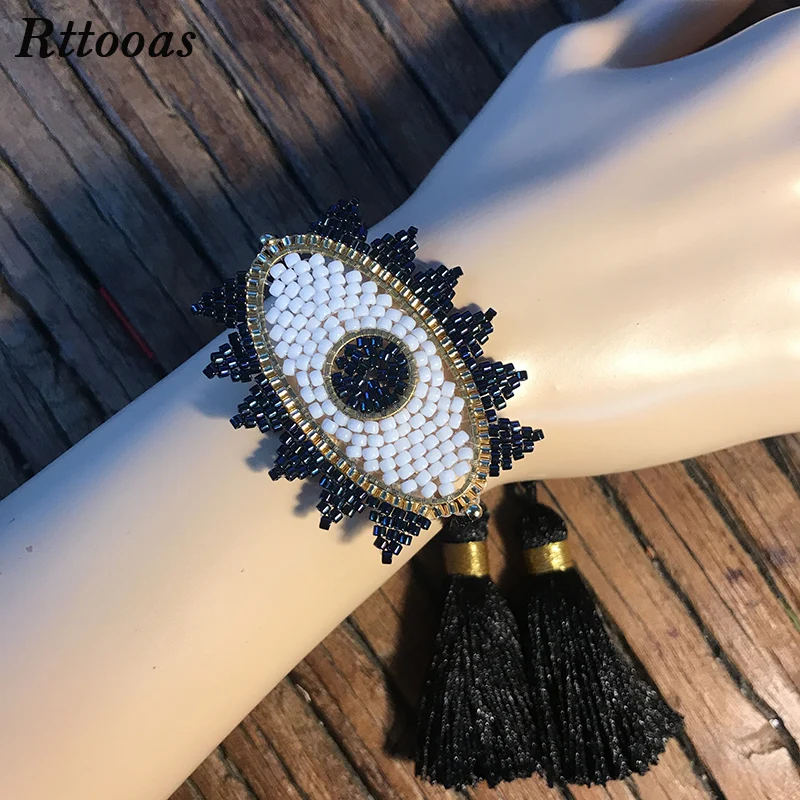 Rttooas MIYUKI Delica Bracelets Evil Eye Bracelet Insta Handmade Woven Pulseras Tassel Fashion Women Bracelet Jewelry Gift
Rttooas MIYUKI Delica Bracelets Evil Eye Bracelet Insta Handmade Woven Pulseras Tassel Fashion Women Bracelet Jewelry Gift