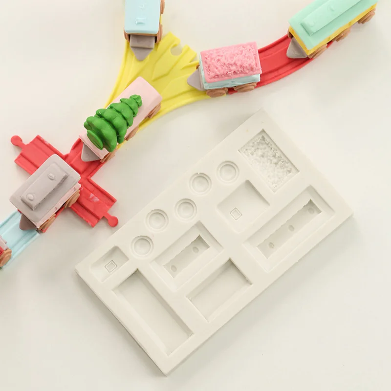 Yueyue Sugarcraft 6pcs train track Silicone mold fondant mold cake decorating tools chocolate gumpaste mold
Yueyue Sugarcraft 6pcs train track Silicone mold fondant mold cake decorating tools chocolate gumpaste mold