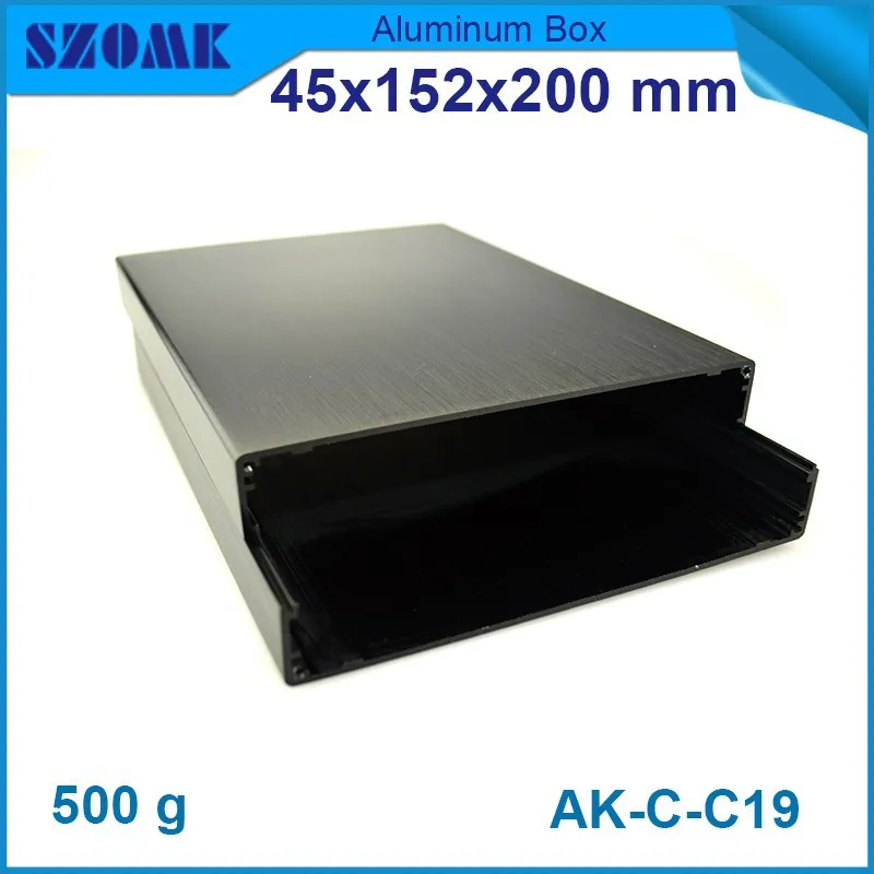 10 pcs/lot Extrusion aluminum pcb instrument box for electronics device and pcb design GPS tracking shell45(H)x152(W)x200(L) mm
10 pcs/lot Extrusion aluminum pcb instrument box for electronics device and pcb design GPS tracking shell45(H)x152(W)x200(L) mm