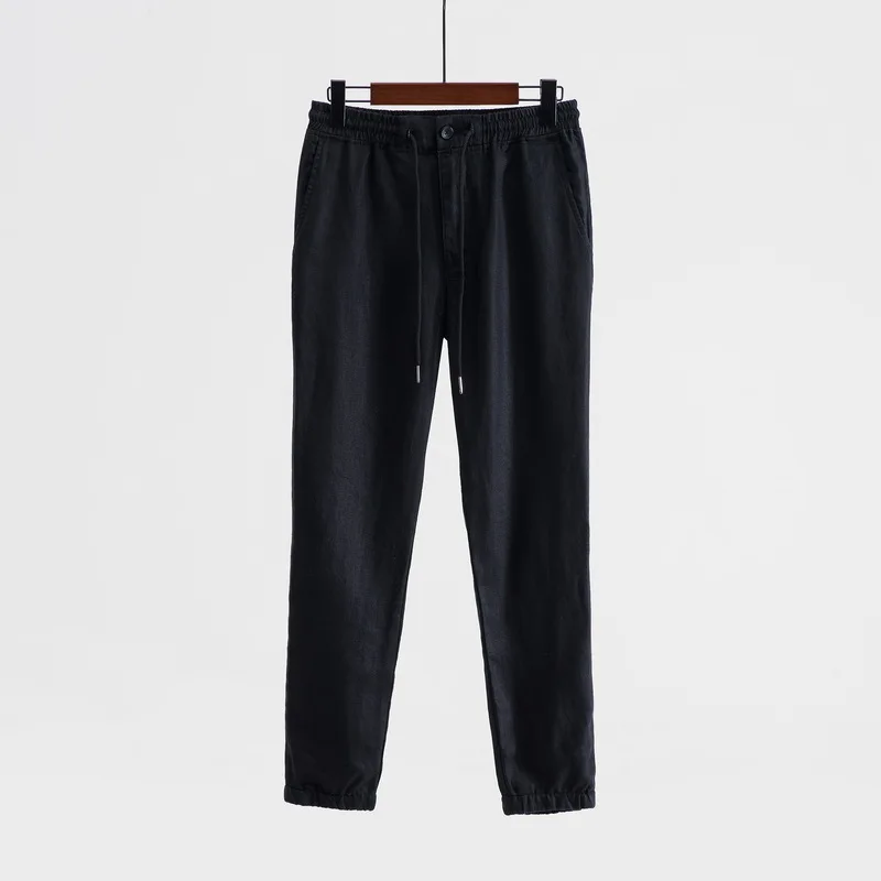 100% Linen ankle-length pants men brand fashion black pants male flax spring and summer trousers male breathable pantaloni 38
100% Linen ankle-length pants men brand fashion black pants male flax spring and summer trousers male breathable pantaloni 38