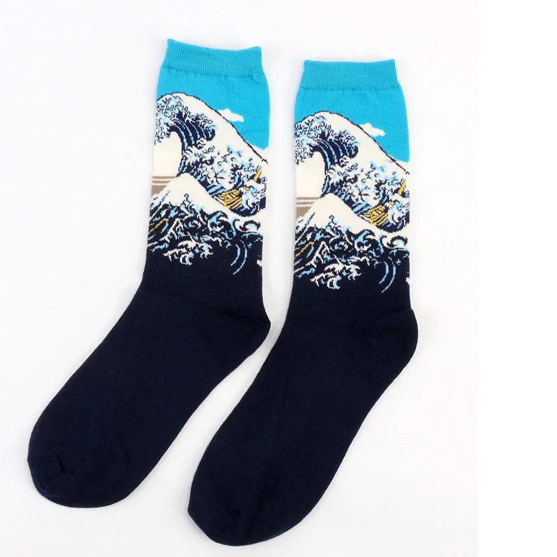 Fashion Harajuku Socks Famous Art Character Painting Creative Design Cotton Sock Clothing Accessories Printed Stockings For Men
Fashion Harajuku Socks Famous Art Character Painting Creative Design Cotton Sock Clothing Accessories Printed Stockings For Men
