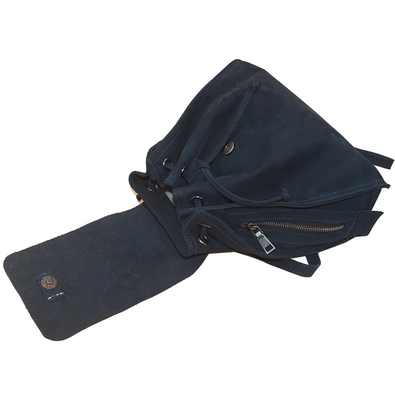 WOONAM Top Grain Genuine Calf Suede Leather Drawstring Small Backpack Shoulder Bag
WOONAM Top Grain Genuine Calf Suede Leather Drawstring Small Backpack Shoulder Bag