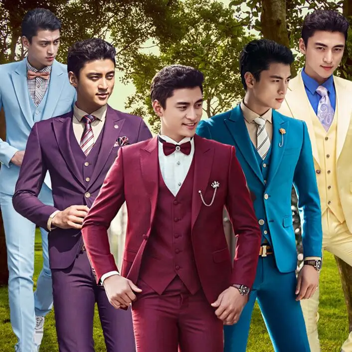 Male slim mens suits set formal dress men's clothing singer dance stage wedding suits for men latest coat pant designs S - 2XL
Male slim mens suits set formal dress men's clothing singer dance stage wedding suits for men latest coat pant designs S - 2XL