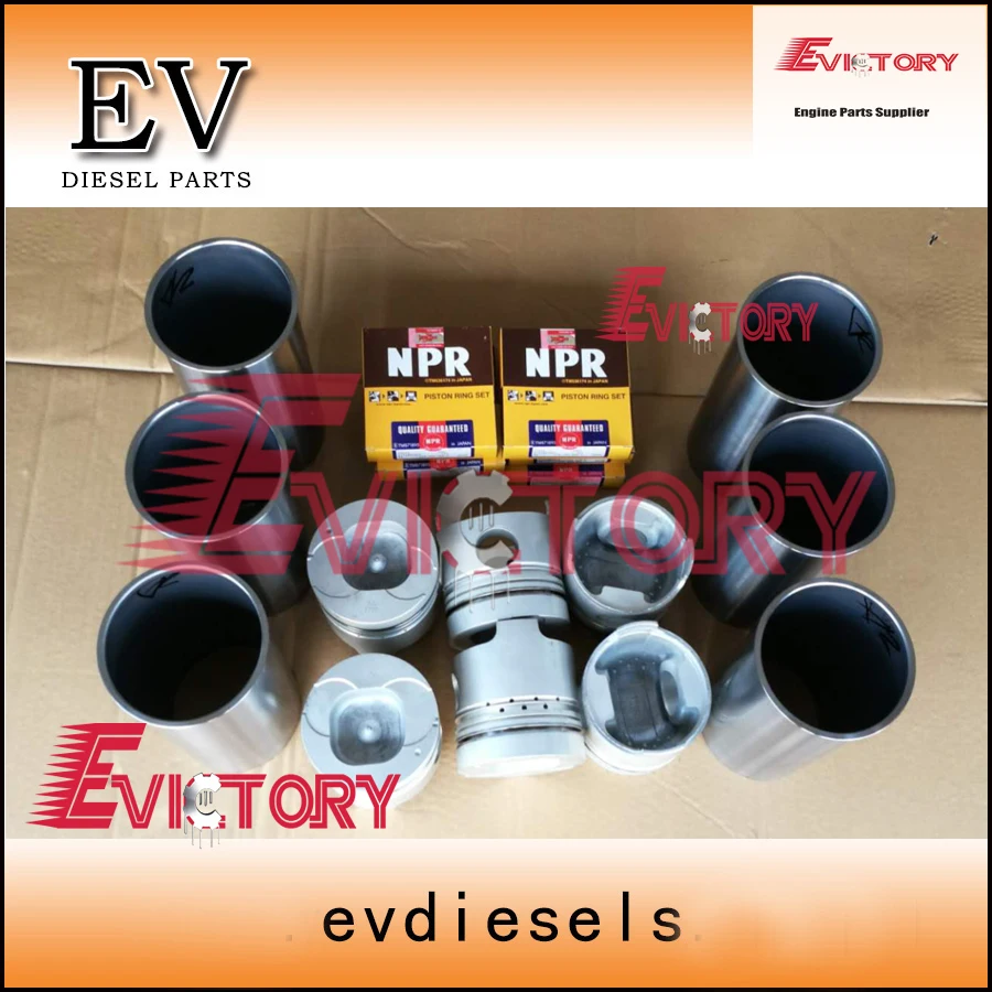 For Isuzu 6BD1 engine overhaul parts 6BD1T piston + ring cylinder liner + Engine compelete gasket kit
For Isuzu 6BD1 engine overhaul parts 6BD1T piston + ring cylinder liner + Engine compelete gasket kit