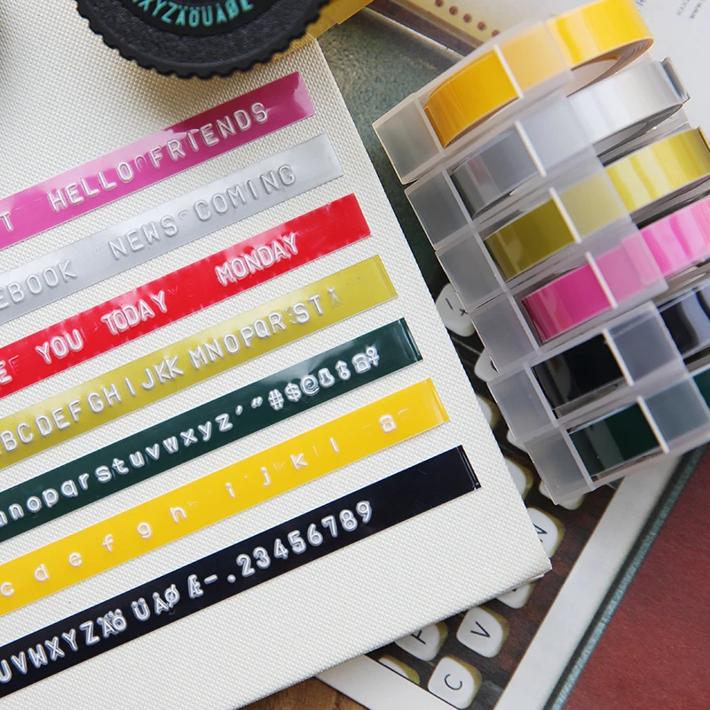 9mm*3m DIY Label Maker Tape Writer Office Gift Label Adhesive Tape Scrapbooking Marker Embosser Tape
9mm*3m DIY Label Maker Tape Writer Office Gift Label Adhesive Tape Scrapbooking Marker Embosser Tape