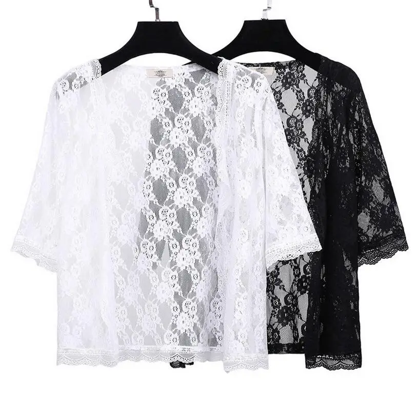Women Perspective Shawl 2021 Summer New Arrival Half Sleeve Lace Cardigan jacket Fashion Kimono Cardigans shawl plus size s625
Women Perspective Shawl 2021 Summer New Arrival Half Sleeve Lace Cardigan jacket Fashion Kimono Cardigans shawl plus size s625
