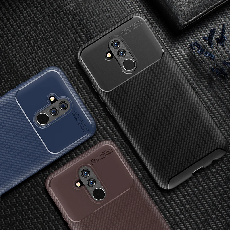 For Huawei Mate 20 Lite Case Cover Carbon Fiber Soft Silicone Back Cover for Huawei Mate20 20Lite 20 Pro 20X Case Phone Coque
For Huawei Mate 20 Lite Case Cover Carbon Fiber Soft Silicone Back Cover for Huawei Mate20 20Lite 20 Pro 20X Case Phone Coque