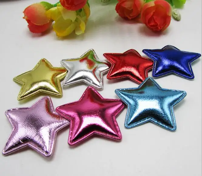 80pcs/lot 3.5cm Multi Padded PU Star Appliques For BB Clip Accessories and DIY Kid Patches
80pcs/lot 3.5cm Multi Padded PU Star Appliques For BB Clip Accessories and DIY Kid Patches