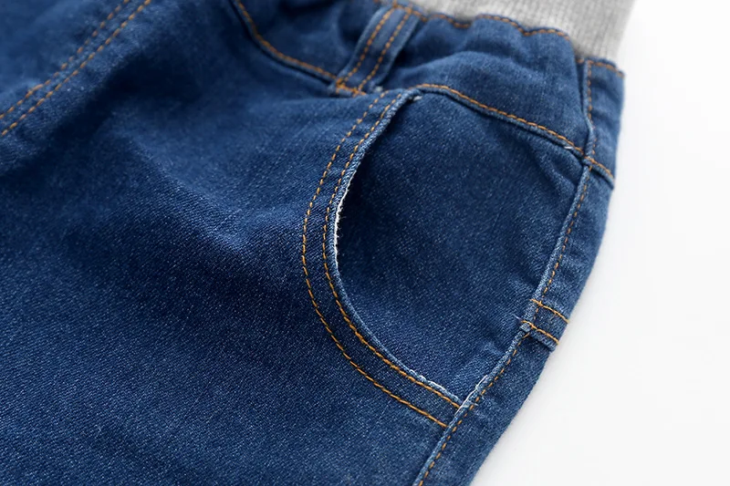 Модные синие джинсы для мальчиков Новинка 2018 года сезон весна лето модные