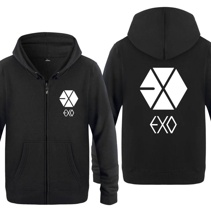 EXO Concert Fans Sweatshirts Men 2018 Mens Zipper Hooded Fleece Hoodies Cardigans
EXO Concert Fans Sweatshirts Men 2018 Mens Zipper Hooded Fleece Hoodies Cardigans