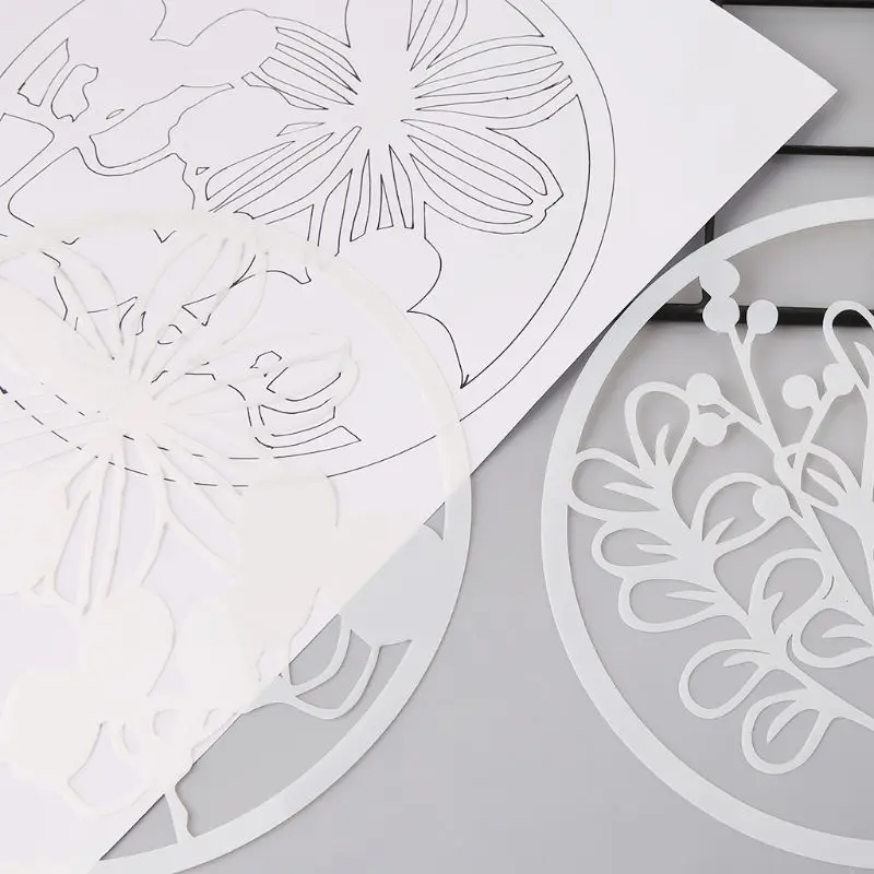 8Pcs Round Grilles Drawing Mold Children Painting Stencils DIY Paper Art Craft Card Label Scrapbook Bookmark Education Toy
8Pcs Round Grilles Drawing Mold Children Painting Stencils DIY Paper Art Craft Card Label Scrapbook Bookmark Education Toy