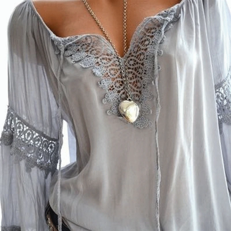 Bigsweety 2019 New Spring Women Lace Patchwork Blouse Shirt Casual V-Neck Long Sleeve Female Tunic Plus Size Blusas Mujer
Bigsweety 2019 New Spring Women Lace Patchwork Blouse Shirt Casual V-Neck Long Sleeve Female Tunic Plus Size Blusas Mujer