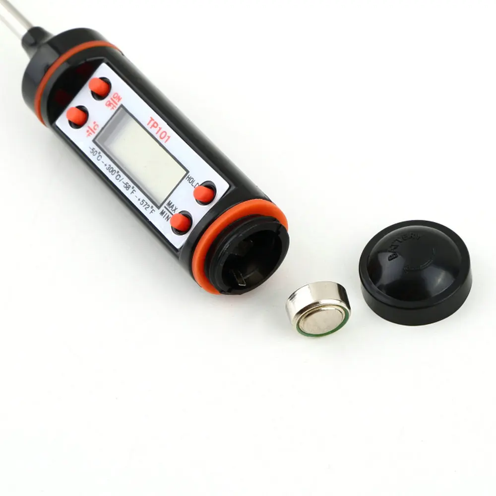 Digital Probe Meat Thermometer Kitchen Cooking BBQ Food Stainless Steel Foldable Turkey Milk | Инструменты