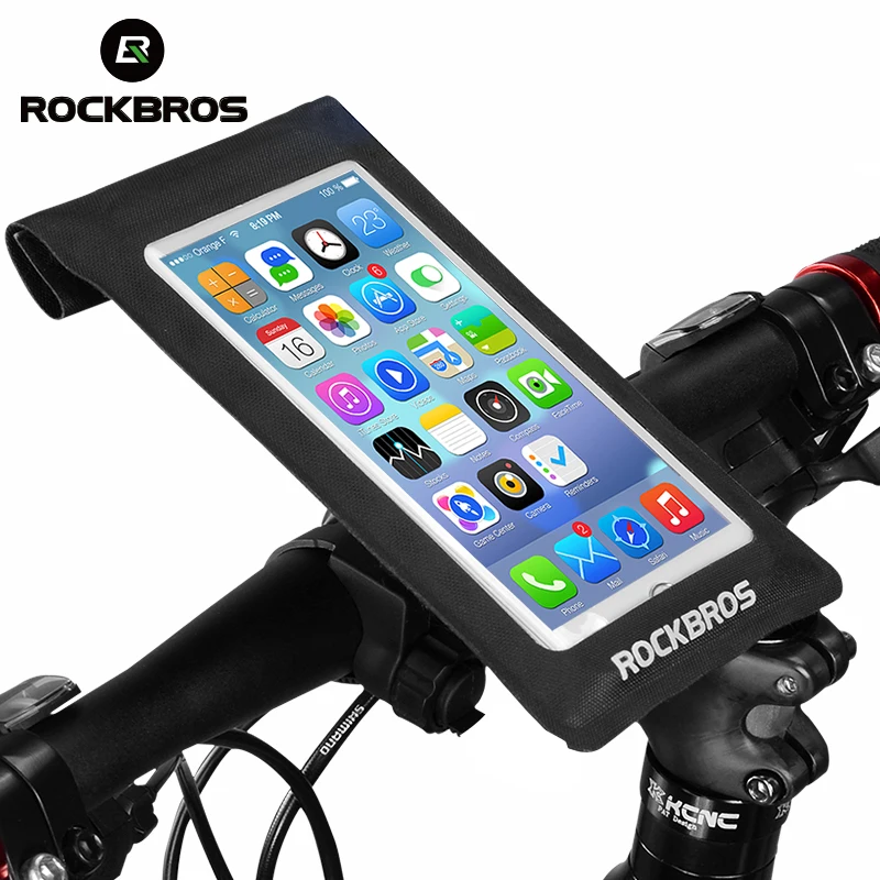 ROCKBROS Bicycle Phone Bag Touchscreen Cycling Bike Handlebar Front Head Tube Waterproof Pannier Mobile Smartphone Bag 6.0 Inch
ROCKBROS Bicycle Phone Bag Touchscreen Cycling Bike Handlebar Front Head Tube Waterproof Pannier Mobile Smartphone Bag 6.0 Inch