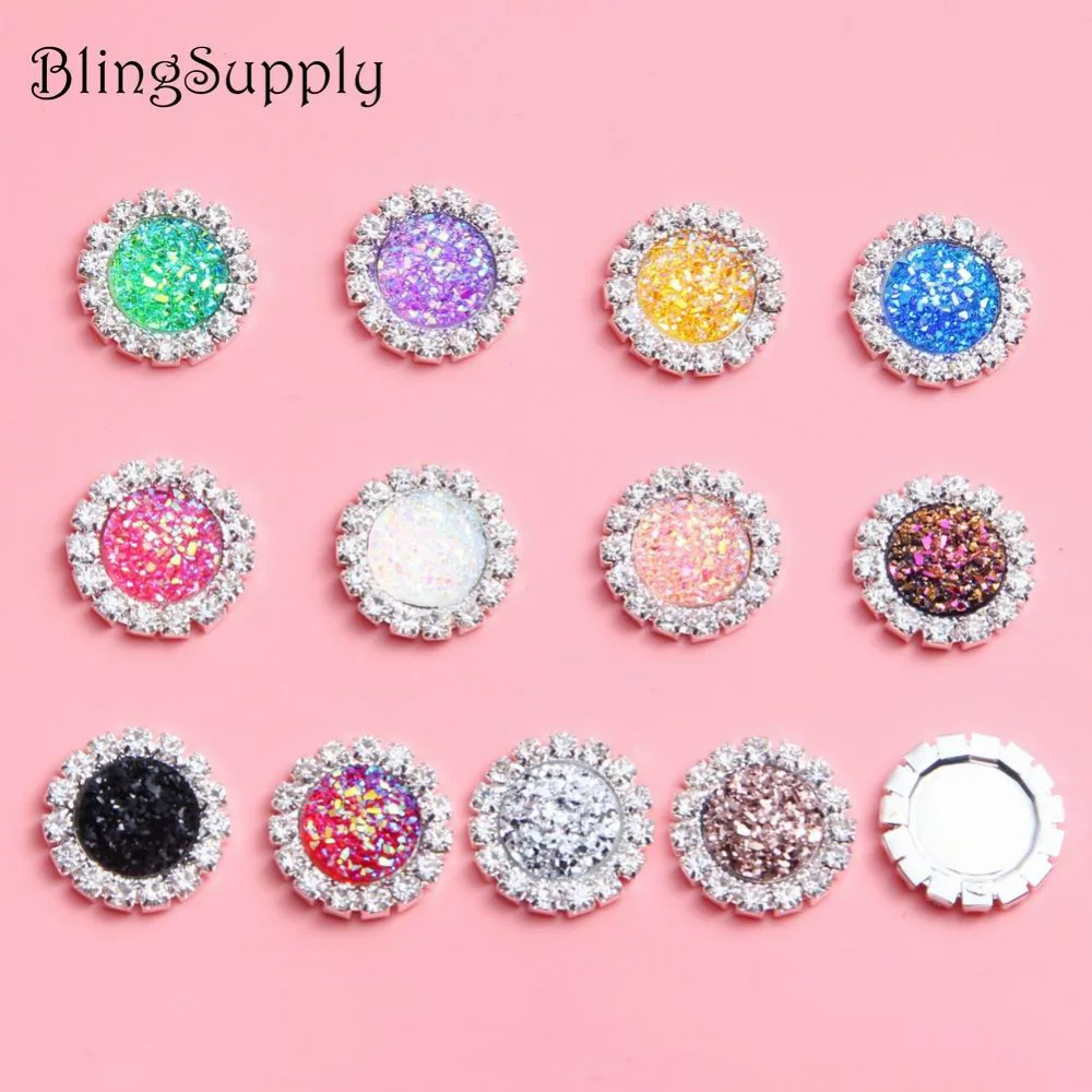 BTN-5721 18mm 50PCS decorative bling AB shine glitter crystal rhinestone buttons flat back embellishment can mix colors 
BTN-5721 18mm 50PCS decorative bling AB shine glitter crystal rhinestone buttons flat back embellishment can mix colors
