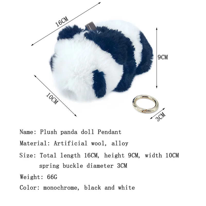 Keychain Plush Panda Doll Key Chains Fur Pompom Pendants Bag Decoration Car Key Ring Accessories Fashion Baby Toy Gifts
Keychain Plush Panda Doll Key Chains Fur Pompom Pendants Bag Decoration Car Key Ring Accessories Fashion Baby Toy Gifts