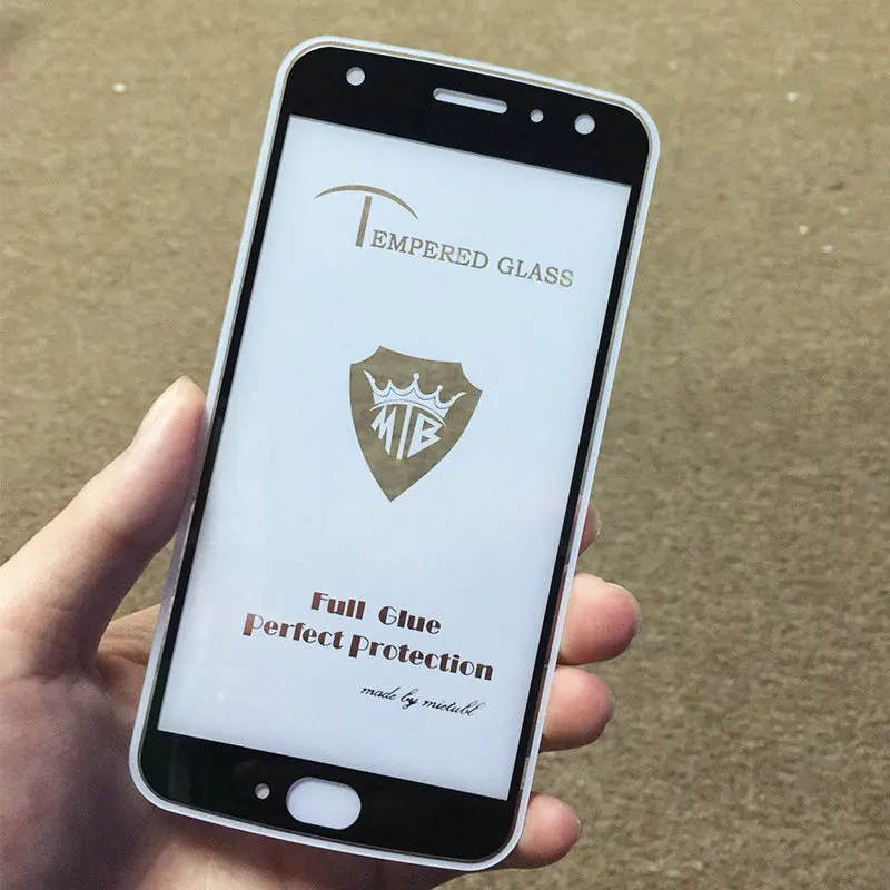 Фото Клейкий чехол для Motorola Moto X4 full AB закаленное стекло Защита экрана X 4 го поколения