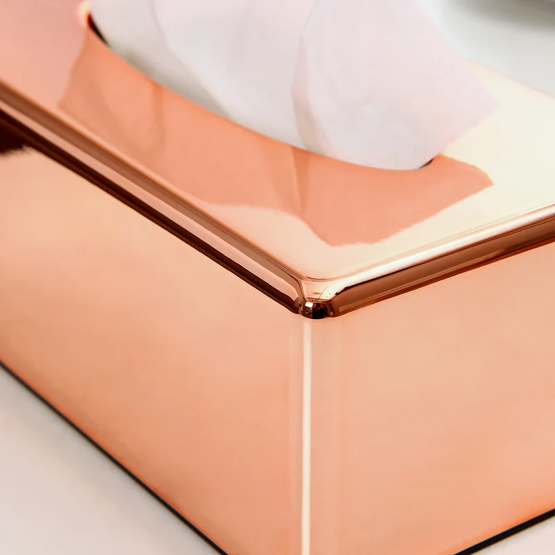 Paper Rack Elegant Royal Rose Gold Car Home Rectangle Shaped Tissue Box Container Towel Napkin Tissue Holder
Paper Rack Elegant Royal Rose Gold Car Home Rectangle Shaped Tissue Box Container Towel Napkin Tissue Holder
