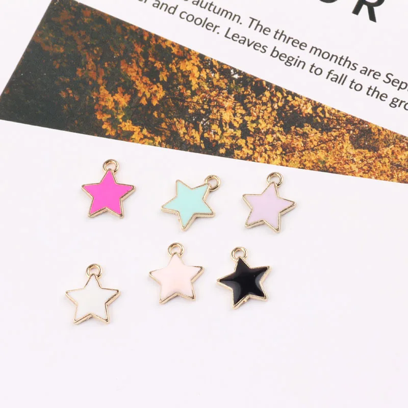 10pcs 12*14mm Trendy Alloy Star Enamel Charms DIY Pendant Gold Color Small Charms Handmade Jewelry for Necklace Bracelet
10pcs 12*14mm Trendy Alloy Star Enamel Charms DIY Pendant Gold Color Small Charms Handmade Jewelry for Necklace Bracelet