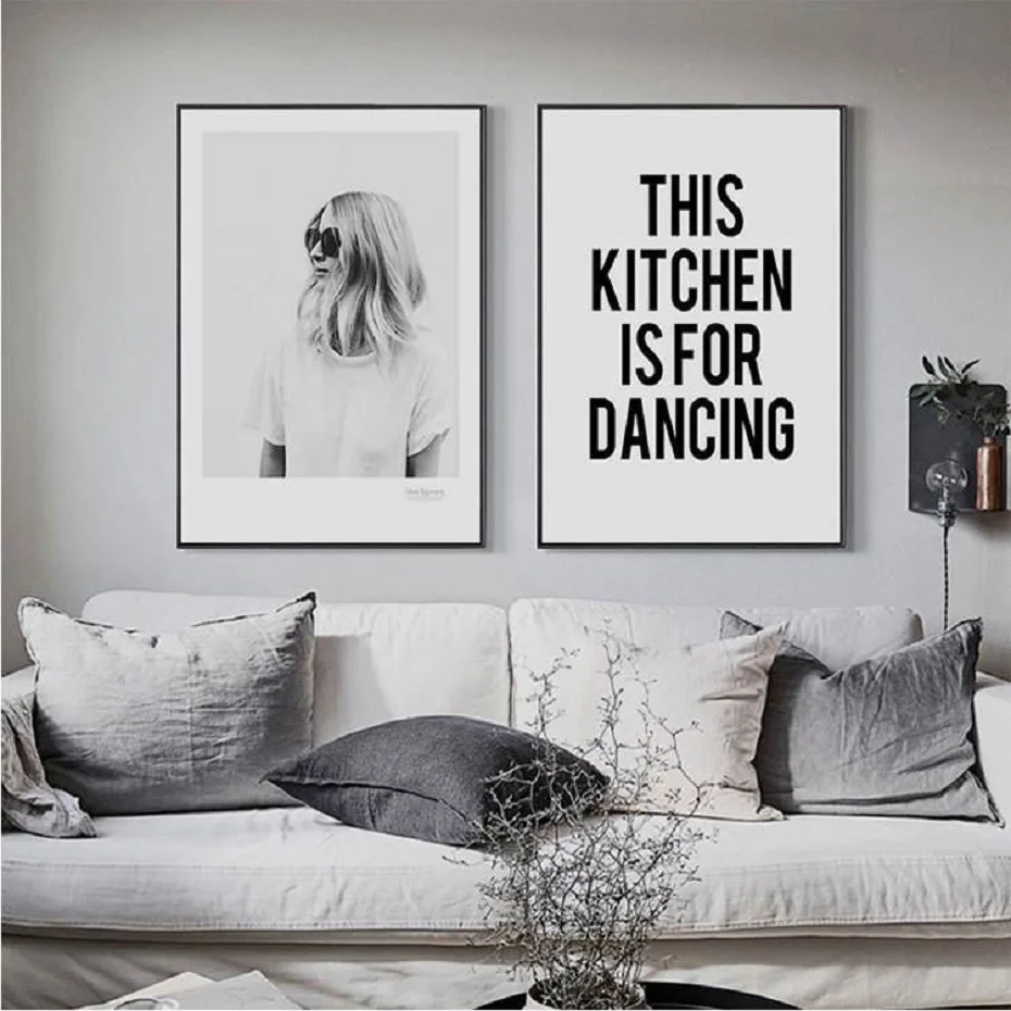 Black and White Figure Wall Art Canvas Paintings Girls Kitchen Prined Pictures Wall Prints and Posters Living Room Home Decor
Black and White Figure Wall Art Canvas Paintings Girls Kitchen Prined Pictures Wall Prints and Posters Living Room Home Decor