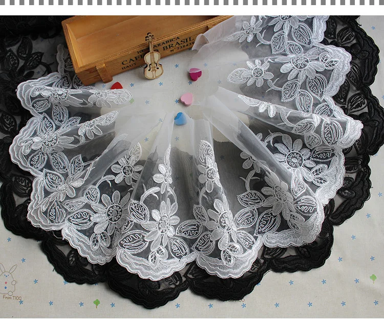 Лента гипюровая кружевная с вышивкой, ярдов/партия/16,5, кружевная ткань для шитья см, для рукоделия, декор для одежды
Лента гипюровая кружевная с вышивкой, ярдов/партия/16,5, кружевная ткань для шитья см, для рукоделия, декор для одежды